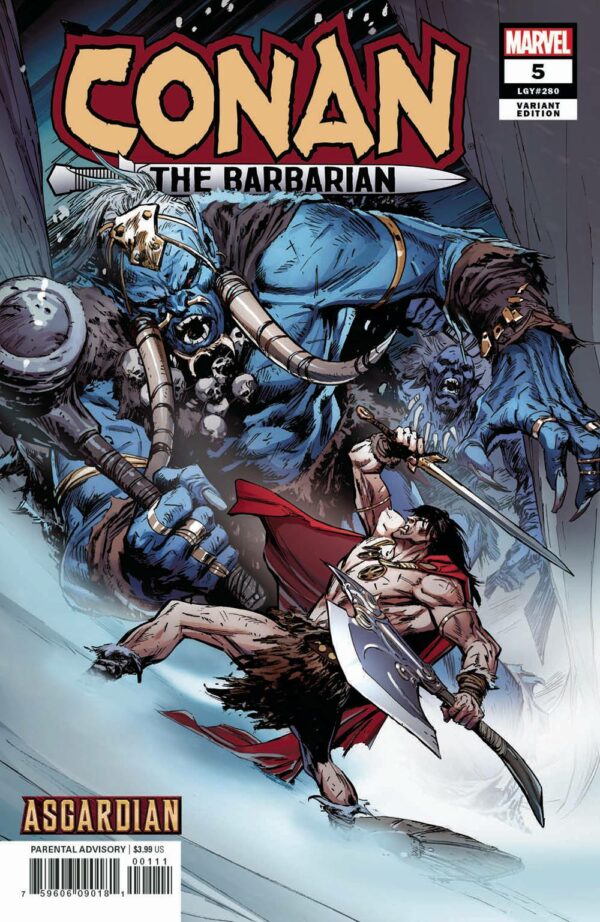 CONAN THE BARBARIAN (2019 SERIES) #5: Butch Guice Asgardian cover