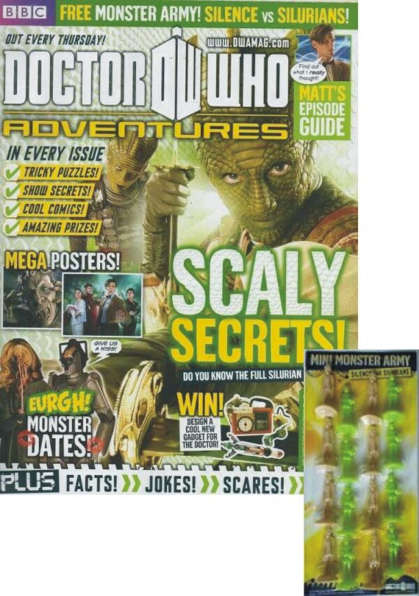 DOCTOR WHO ADVENTURES MAGAZINE #255: With free gift (VF)