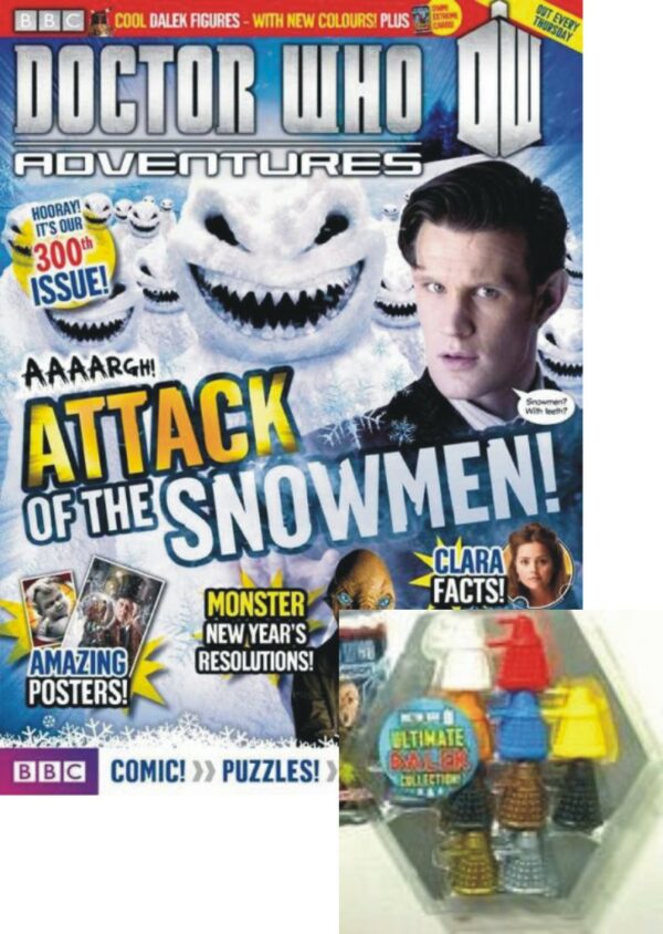 DOCTOR WHO ADVENTURES MAGAZINE #300: With Ultimate Dalek free gift (VF)