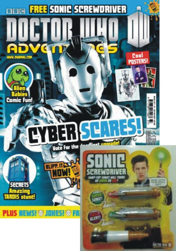 DOCTOR WHO ADVENTURES MAGAZINE #337: With free gift (inc sonic screwdriver) (VF)