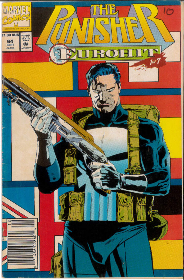 PUNISHER (1987 SERIES: AUSTRALIAN PRICE VARIANT) #64: 5.0 (VG)