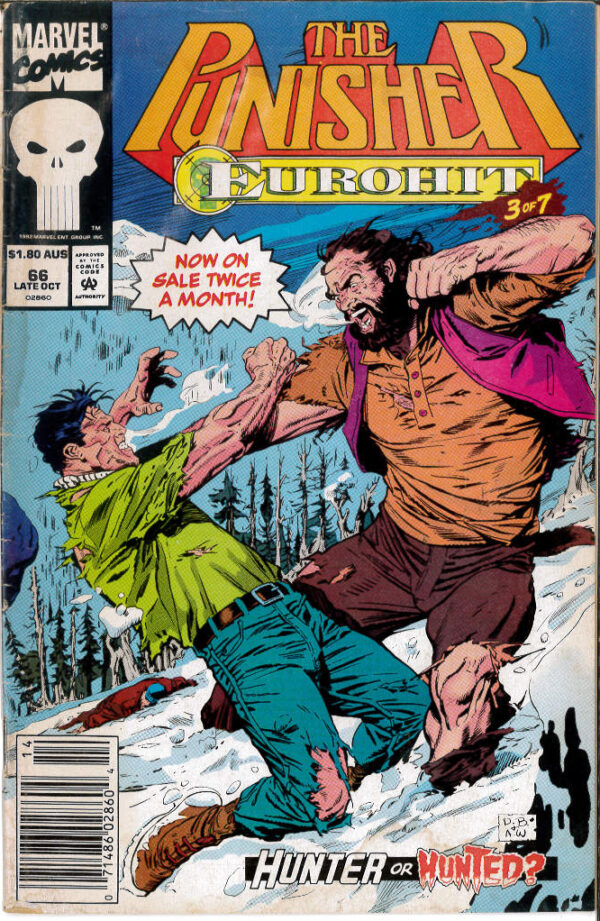 PUNISHER (1987 SERIES: AUSTRALIAN PRICE VARIANT) #66: 4.0 (VG)