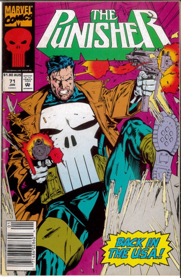 PUNISHER (1987 SERIES: AUSTRALIAN PRICE VARIANT) #71: 6.0 (FN)