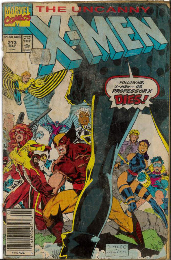 UNCANNY X-MEN (1963: AUSTRALIAN PRICE VARIANT) #273: 2.0 (GD)