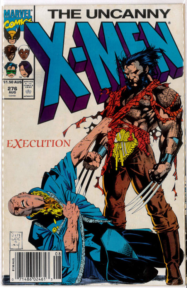 UNCANNY X-MEN (1963: AUSTRALIAN PRICE VARIANT) #276: 5.0 (VG)