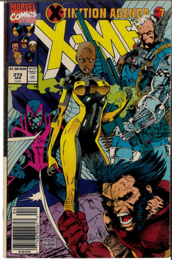 UNCANNY X-MEN (1963: AUSTRALIAN PRICE VARIANT) #272: 8.0 (VF)