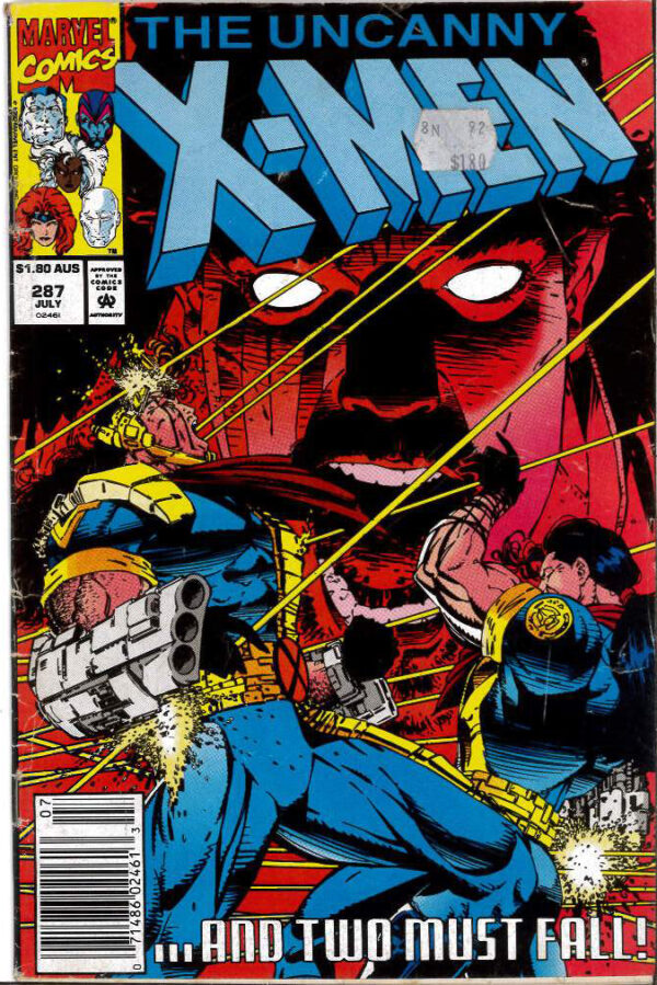 UNCANNY X-MEN (1963: AUSTRALIAN PRICE VARIANT) #287: 4.0 (VG)