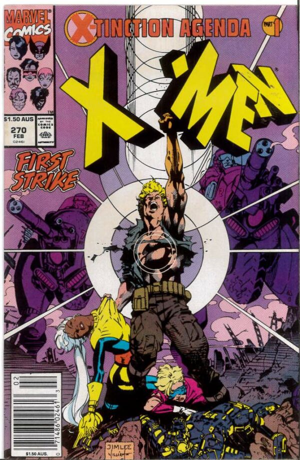 UNCANNY X-MEN (1963: AUSTRALIAN PRICE VARIANT) #270: 9.0 (VF/NM)