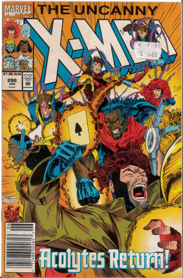 UNCANNY X-MEN (1963: AUSTRALIAN PRICE VARIANT) #298: 7.0 (FN/VF)