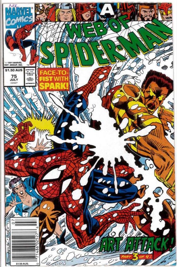 WEB OF SPIDER-MAN (1984: AUSTRALIAN PRICE VARIANT) #75: 9.2 (NM)