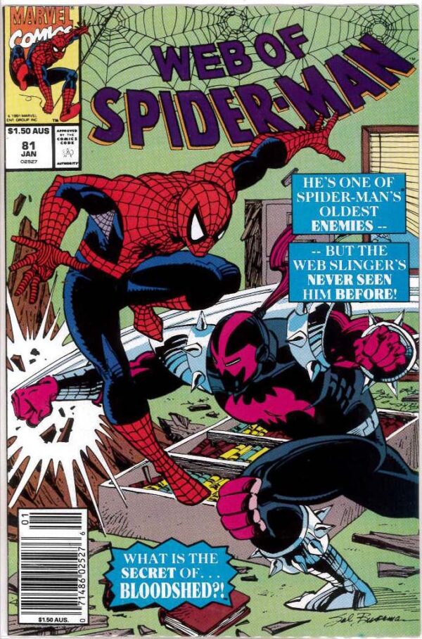 WEB OF SPIDER-MAN (1984: AUSTRALIAN PRICE VARIANT) #81: 9.2 (NM)