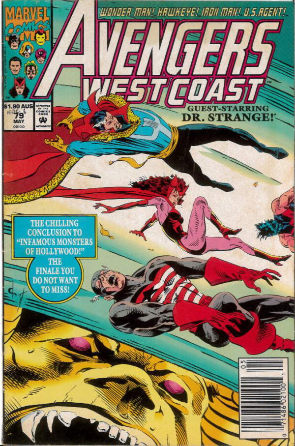 AVENGERS WEST COAST (AUSTRALIAN PRICE VARIANT-APV) #79: 4.0 (VG)