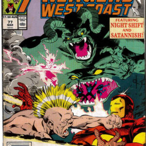 AVENGERS WEST COAST (AUSTRALIAN PRICE VARIANT-APV) #77: 5.0 (VG/FN)
