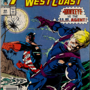 AVENGERS WEST COAST (AUSTRALIAN PRICE VARIANT-APV) #69: 5.0 (VG/FN)