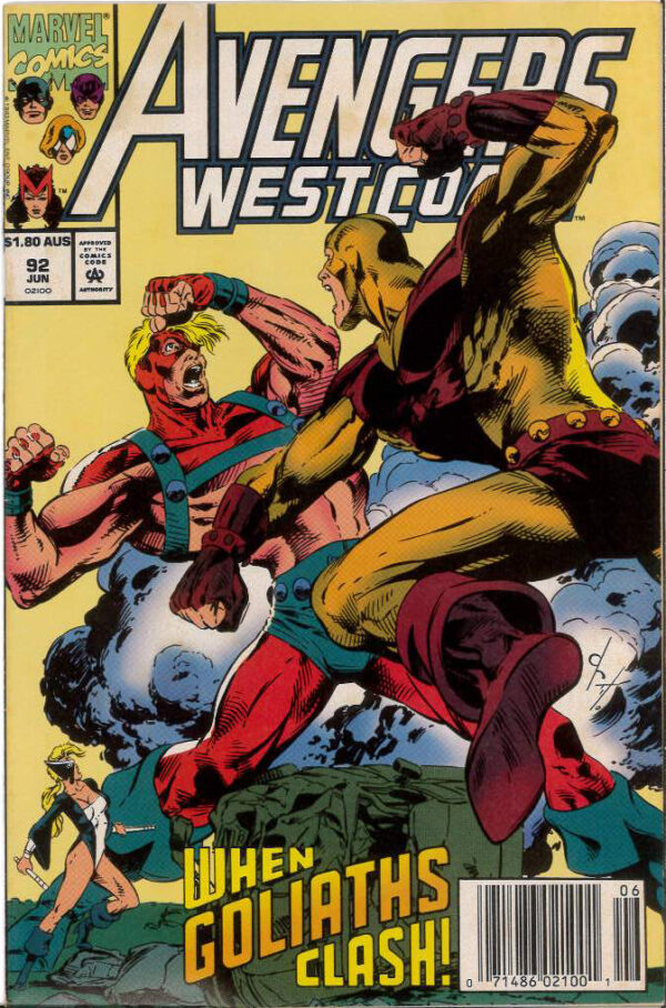 AVENGERS WEST COAST (AUSTRALIAN PRICE VARIANT-APV) #92: 6.0 (FN)
