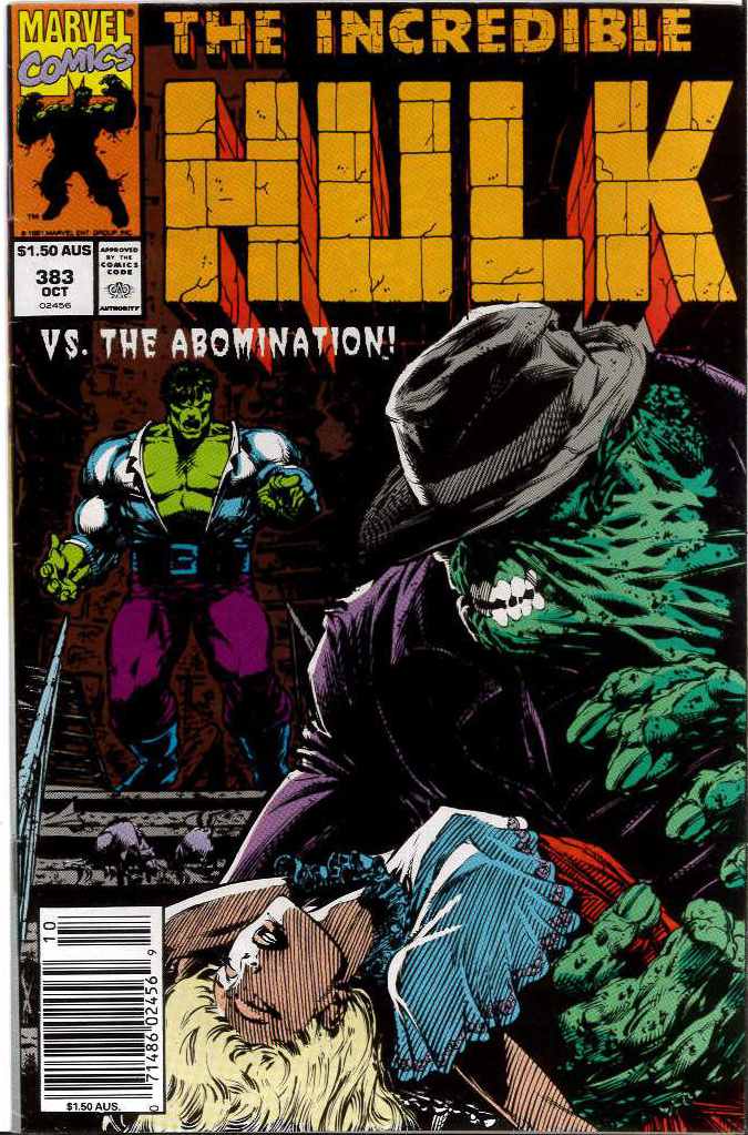 INCREDIBLE HULK (1968: AUSTRALIAN PRICE VARIANT) #383: 9.2 (NM) INCREDIBLE HULK (1968: AUSTRALIAN PRICE VARIANT) #383: 9.2 (NM)