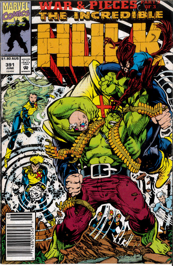 INCREDIBLE HULK (1968: AUSTRALIAN PRICE VARIANT) #391: 6.5 (FN) INCREDIBLE HULK (1968: AUSTRALIAN PRICE VARIANT) #391: 6.5 (FN)