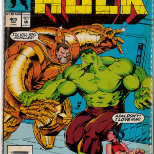 INCREDIBLE HULK (1968: AUSTRALIAN PRICE VARIANT) #405: 3.5 (VG) INCREDIBLE HULK (1968: AUSTRALIAN PRICE VARIANT) #405: 3.5 (VG)