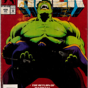 INCREDIBLE HULK (1968: AUSTRALIAN PRICE VARIANT) #408: 6.5 (FN) INCREDIBLE HULK (1968: AUSTRALIAN PRICE VARIANT) #408: 6.5 (FN)