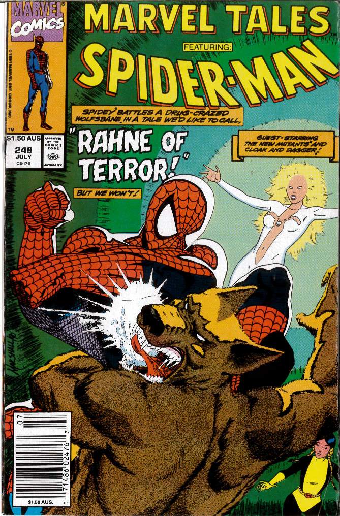 MARVEL TALES (AUSTRALIAN PRICE VARIANT – APV) #248: 7.5 (VF) MARVEL TALES (AUSTRALIAN PRICE VARIANT – APV) #248: 7.5 (VF)