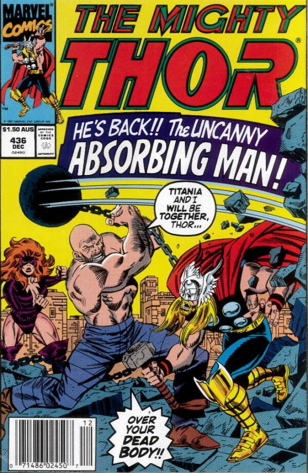 THOR (1966: AUSTRALIAN PRICE VARIANT – APV) #436: 9.2 (NM)