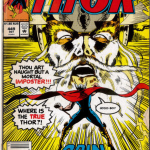 THOR (1966: AUSTRALIAN PRICE VARIANT – APV) #449: 5.0 (GD)