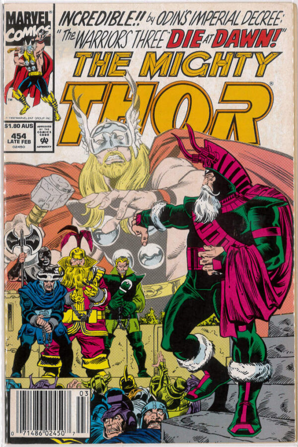 THOR (1966: AUSTRALIAN PRICE VARIANT – APV) #454: 6.0 (FN)