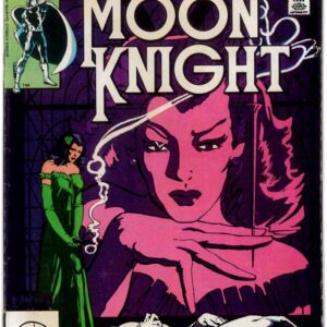MOON KNIGHT (1980-2018 SERIES) #14: 20p UK edition: 1st Stained Glass Scarlet