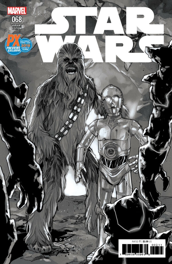 STAR WARS (2015-2019 SERIES: VARIANT EDITION) #68: Phil Noto SDCC 2019 convention exclusive