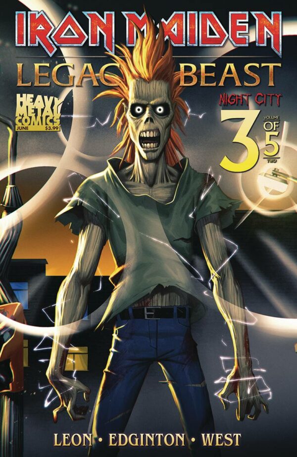 IRON MAIDEN: LEGACY OF THE BEAST – NIGHT CITY #3: cover A