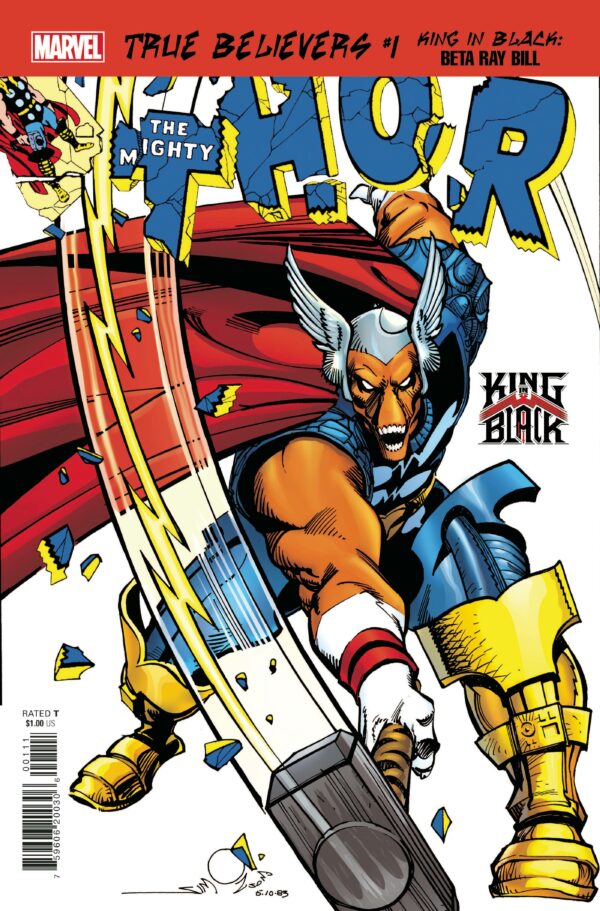 TRUE BELIEVERS (2015- SERIES) #336: King in Black: Beta Ray Bill #1 (Thor 1966 #337)