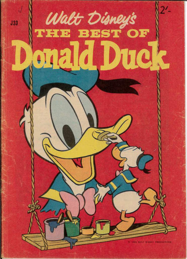 WALT DISNEY’S JUMBO SERIES (1955-1969 SERIES) #33: Carl Barks (six stories) – VG/FN – The Best of Donald Duck