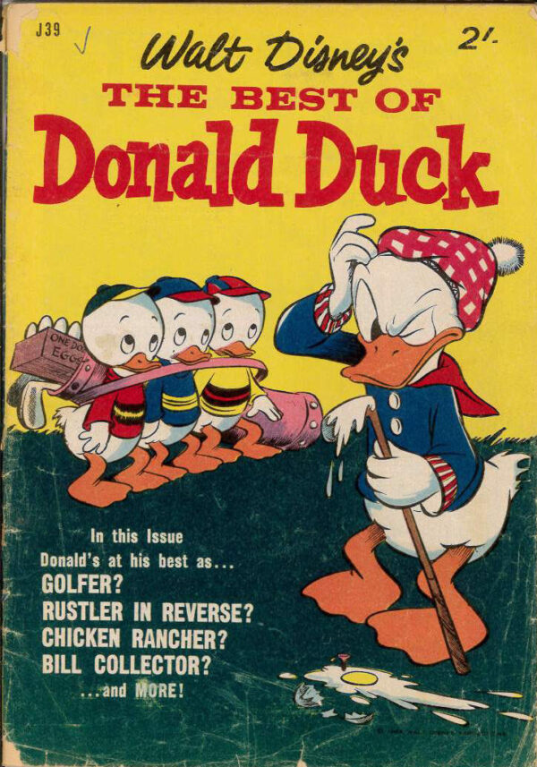 WALT DISNEY’S JUMBO SERIES (1955-1969 SERIES) #39: Carl Barks (Six stories) – GD/VG – The Best of Donald Duck