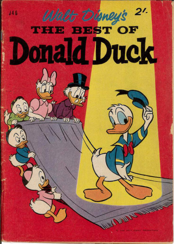 WALT DISNEY’S JUMBO SERIES (1955-1969 SERIES) #46: Carl Barks (Six stories) – VG – The Best of Donald Duck