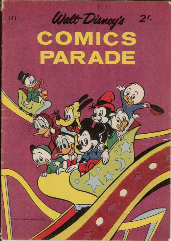 WALT DISNEY’S JUMBO SERIES (1955-1969 SERIES) #47: Comics Parade – VG