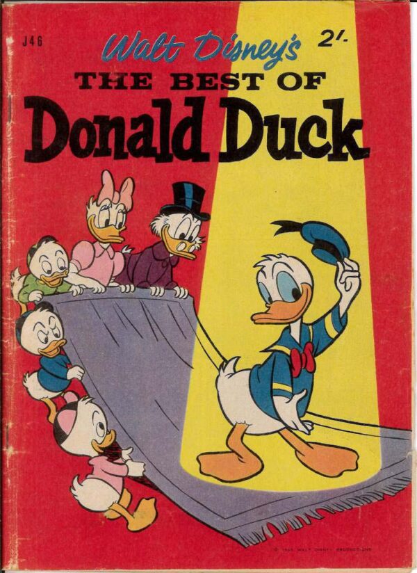 WALT DISNEY’S JUMBO SERIES (1955-1969 SERIES) #46: Carl Barks (six stories) – VG/FN – The Best of Donald Duck