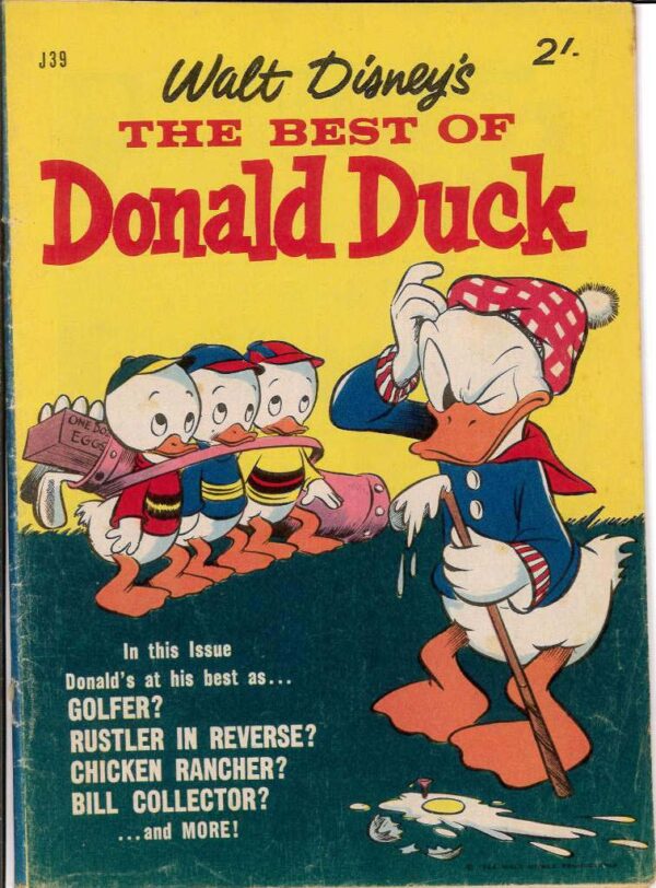 WALT DISNEY’S JUMBO SERIES (1955-1969 SERIES) #39: Carl Barks (six stories) – VG/FN – The Best of Donald Duck