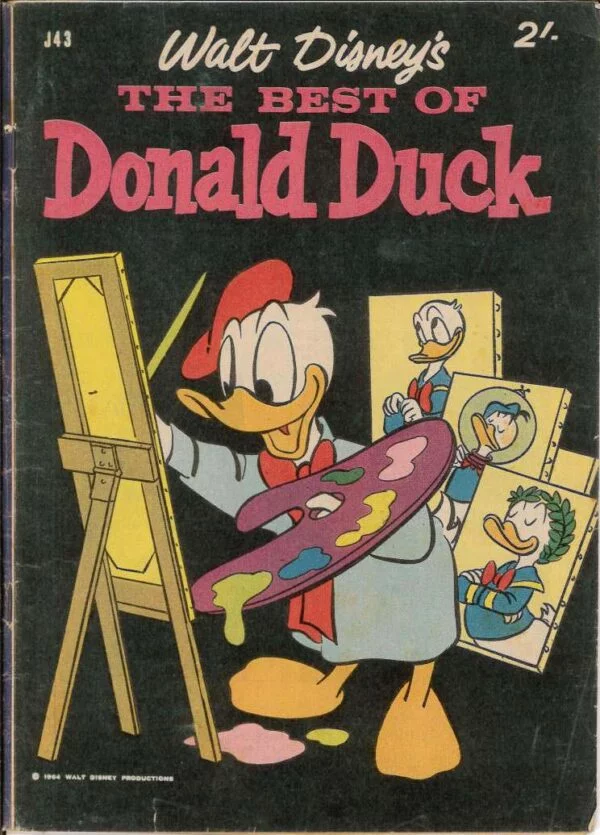 WALT DISNEY’S JUMBO SERIES (1955-1969 SERIES) #43: Carl Barks (six stories) – GD/VG – The Best of Donald Duck