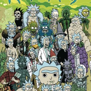 RICK AND MORTY #50: Matt Horax Rick connecting cover B