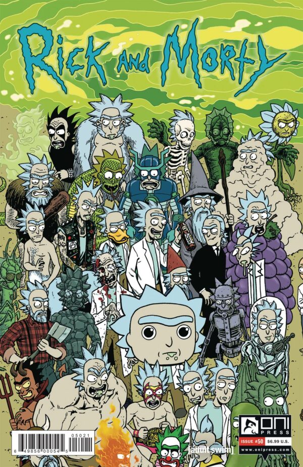 RICK AND MORTY #50: Matt Horax Rick connecting cover B