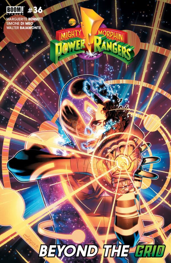 MIGHTY MORPHIN POWER RANGERS (2016 SERIES) #36: Jamal Campbell cover