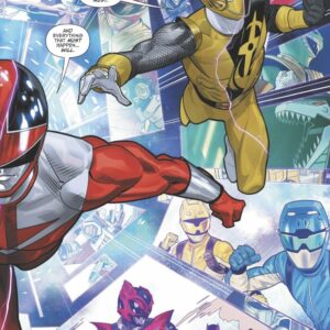 MIGHTY MORPHIN POWER RANGERS (2016 SERIES) #42: Dan Mora unlock connecting cover