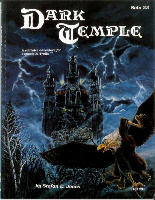 TUNNELS AND TROLLS RPG #8123: Dark Temple: Solo Adventure #23 (8123) (VF/NM)