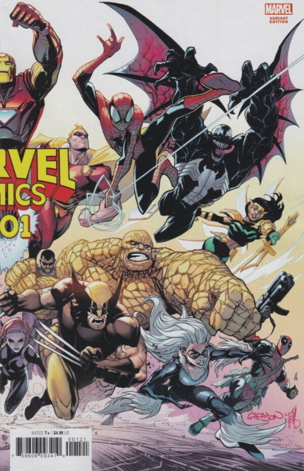 MARVEL COMICS #1001: Pat Gleason wraparound cover