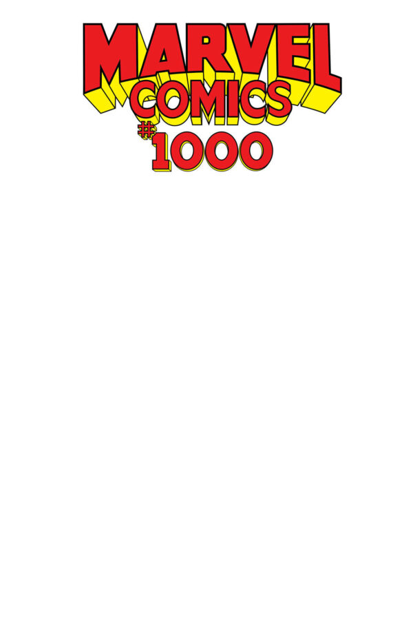 MARVEL COMICS #1000: Blank Sketch cover