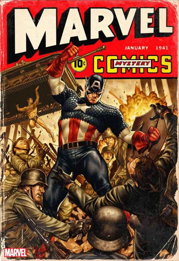 MARVEL COMICS #1000: Mark Brooks 1940’s cover