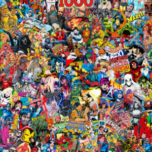 MARVEL COMICS #1000: Mr. Garcin collage cover