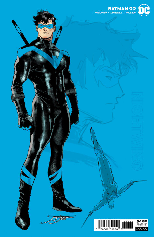 BATMAN (2016- SERIES: VARIANT EDITION) #99: Jorge Jimenez Nightwing design cover