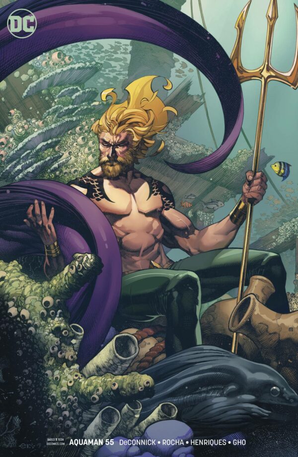 AQUAMAN (2016-2020 SERIES: VARIANT EDITION) #55: Chris Stevens cover