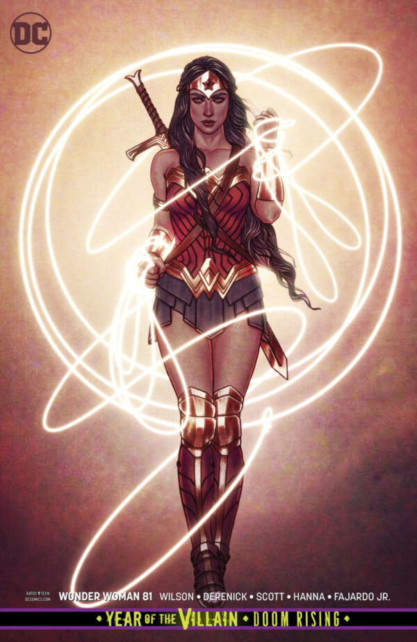 WONDER WOMAN (2016-2019 SERIES: VARIANT EDITION) #81: Jenny Frison cover